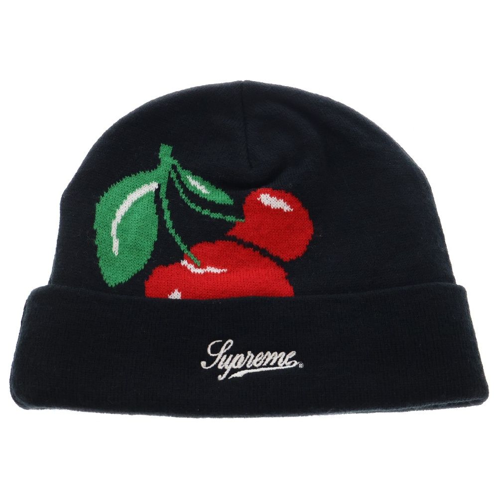 Supreme Cherries Beanie 14AW ビーニー SUPREME (シュプリーム) 14AW Cherry Beanie チェリー ロゴ刺繍