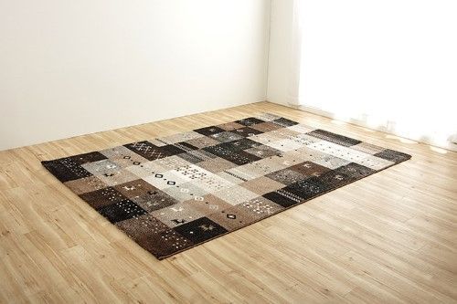 ラグ カーペット 約160×230cm ベージュ 絨毯 ウィルトン織り ギャベ柄