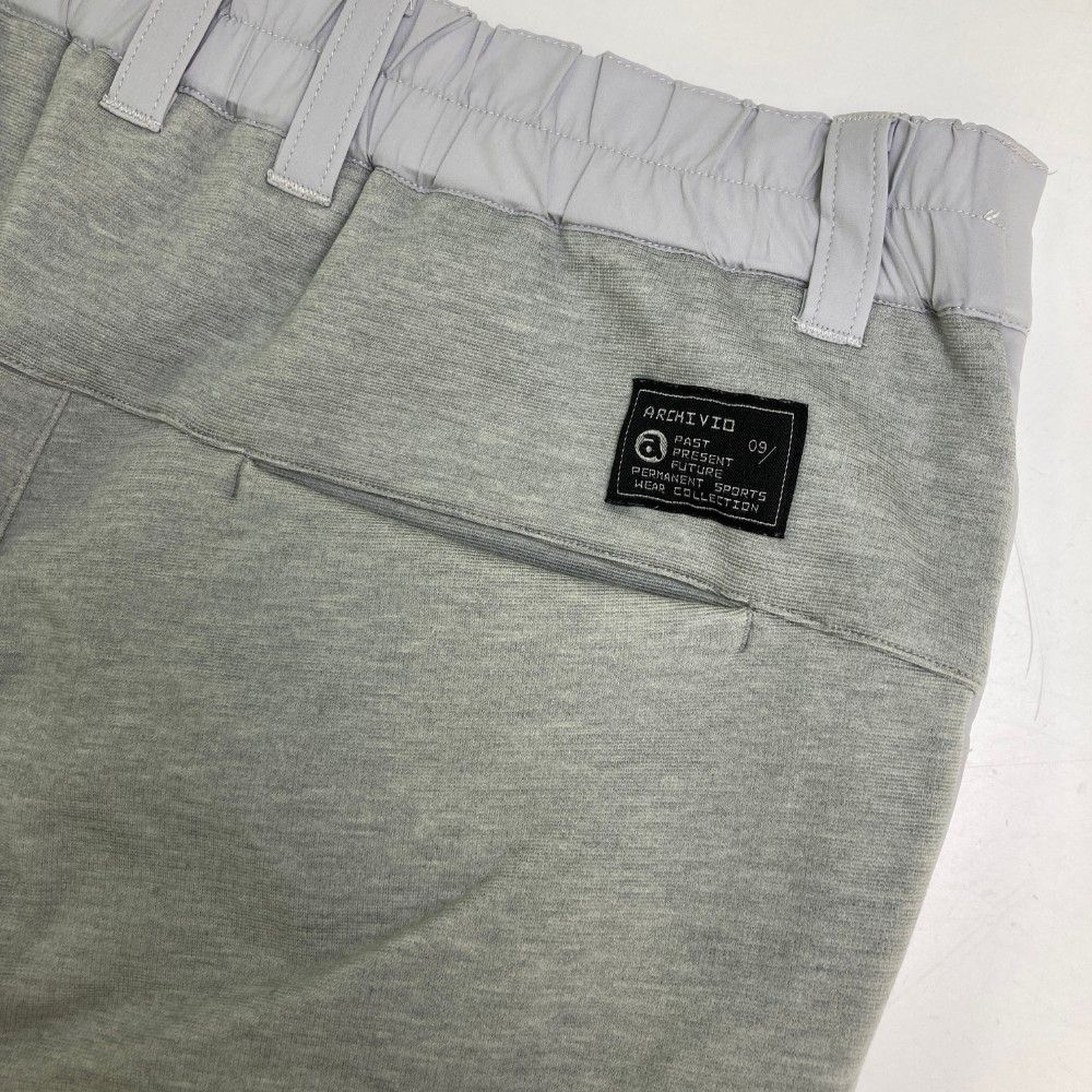 サイズ：48 ARCHIVIO アルチビオ 切替中綿パンツ グレー系