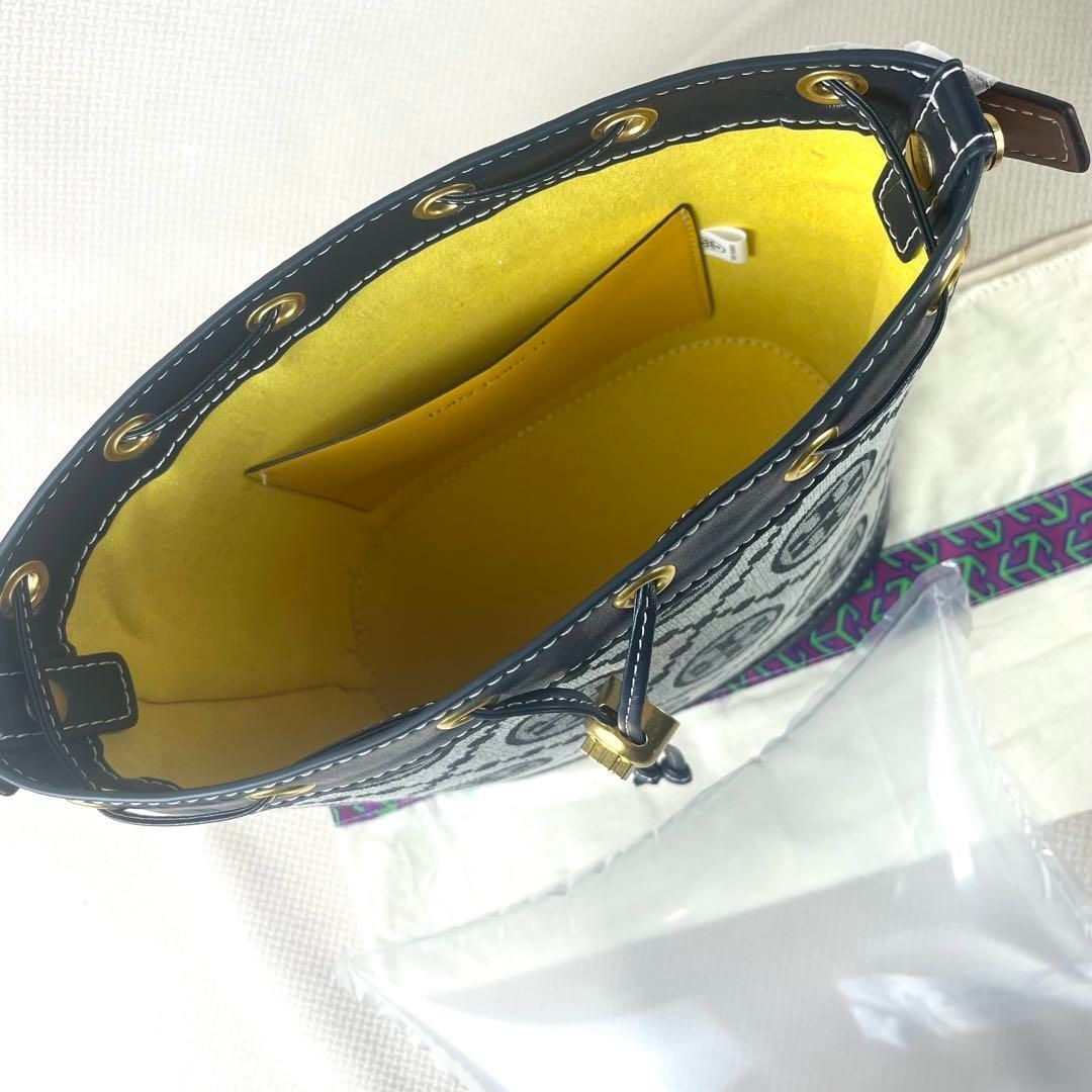 ♦Tory Burch♦ショルダーバッグ正規品・安全発送☆ TORY BURCH トリーバーチ Tモノグラム デニム ミニバレルバッグ