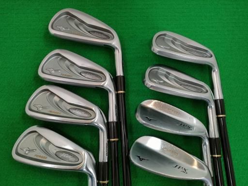 MIZUNO JPX AD アイアンセット Rフレックス 8本セット 右 中古】 ミズノ JPX AD 8S アイアンセット IR QUAD JPX AD(アイアン