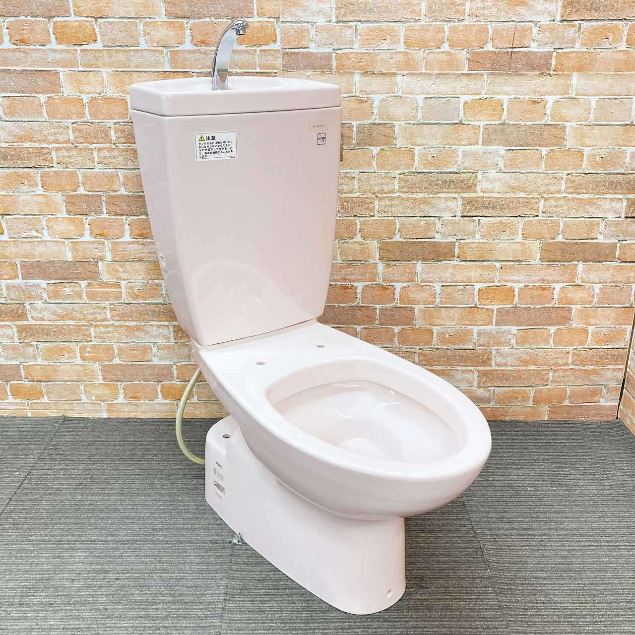 品 TOTO トイレ 洋式便器 床下排水 CS380B 排水芯200mm とタンク SH381BA のセット SR2 パステルピンク 44J100103