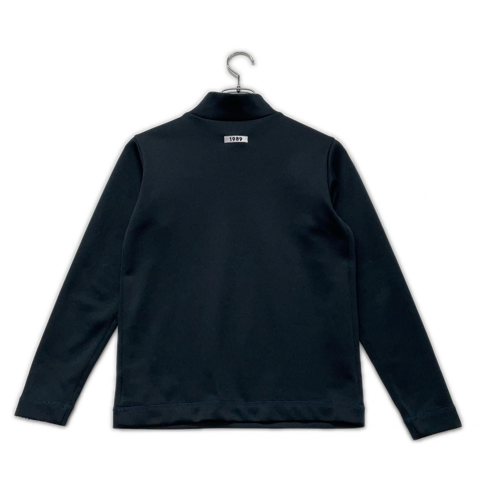 職人の レディース パーリーゲイツ PEARLY GATES 長袖シャツ 0 S 黒 ブラック モックネック お見逃し無く！