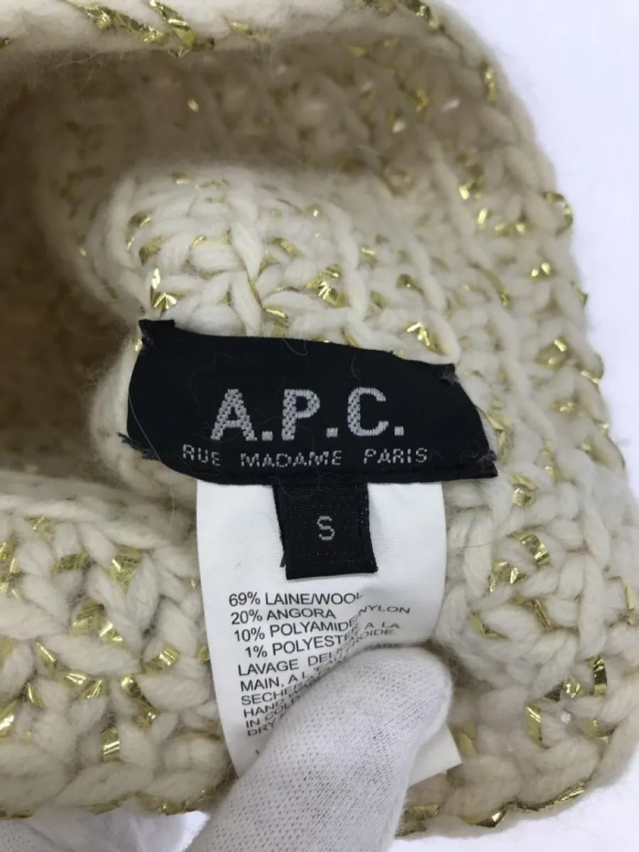 A.P.C. アーペーセー ウール混 アンゴラ混 ニット帽 sizeS