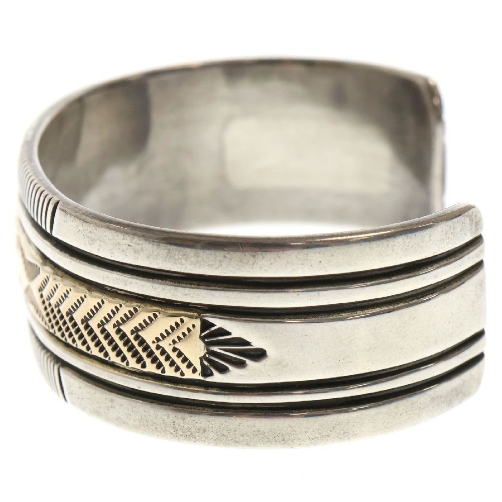 最終 ブルースモーガン バングル 14K ナバホ族 インディアンジュエリー INDIAN JEWELRY (インディアンジュエリー) ナバホ族 B-Morgan ブルース