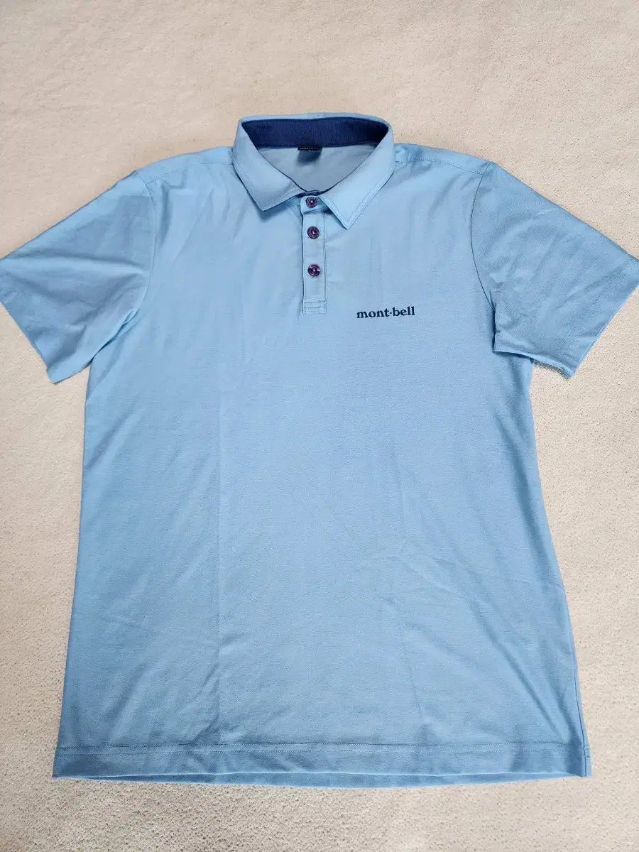 【雷市場（ポンジャン）商品韓国直送】mont-bell(モンベル) メンズ 接触冷感 半袖 カラTシャツ ( 95 ）