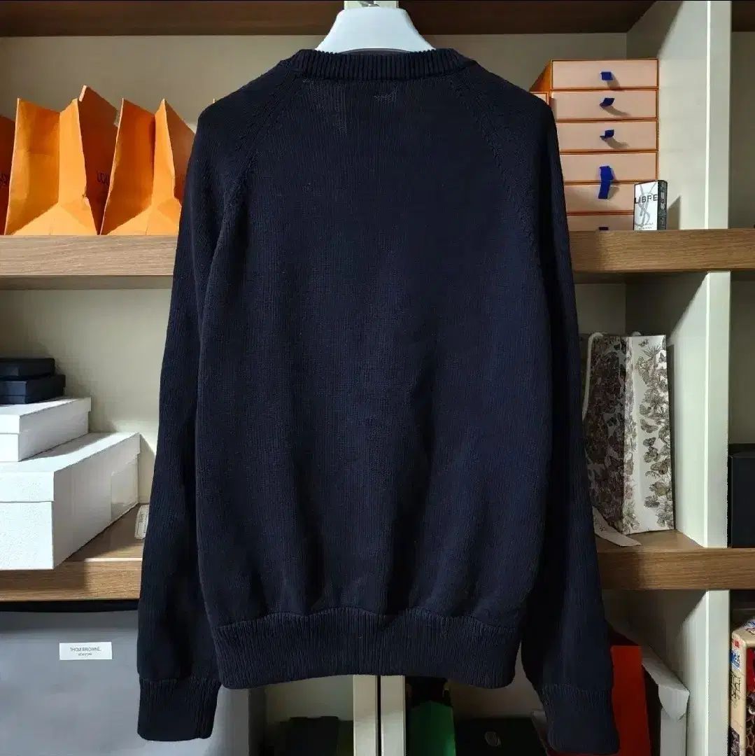 Dior オブリーク インサート ニット M ネイビー セットアップ ブルゾン