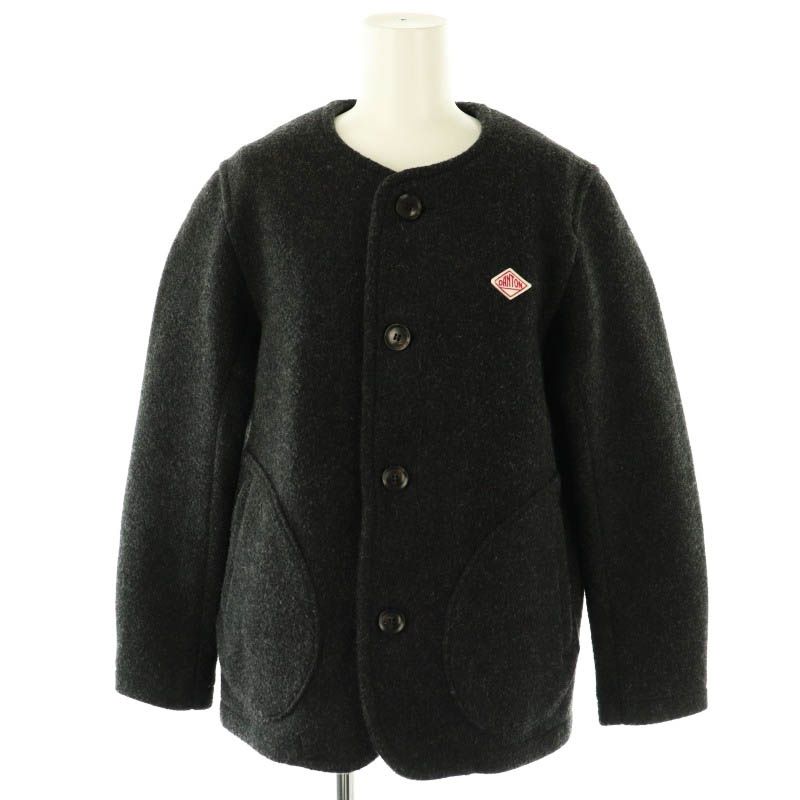 【美品】DANTON ダントン ウールモッサコート クーポン】【DANTON/ダントン】ウールモッサ―ロングコート #JD
