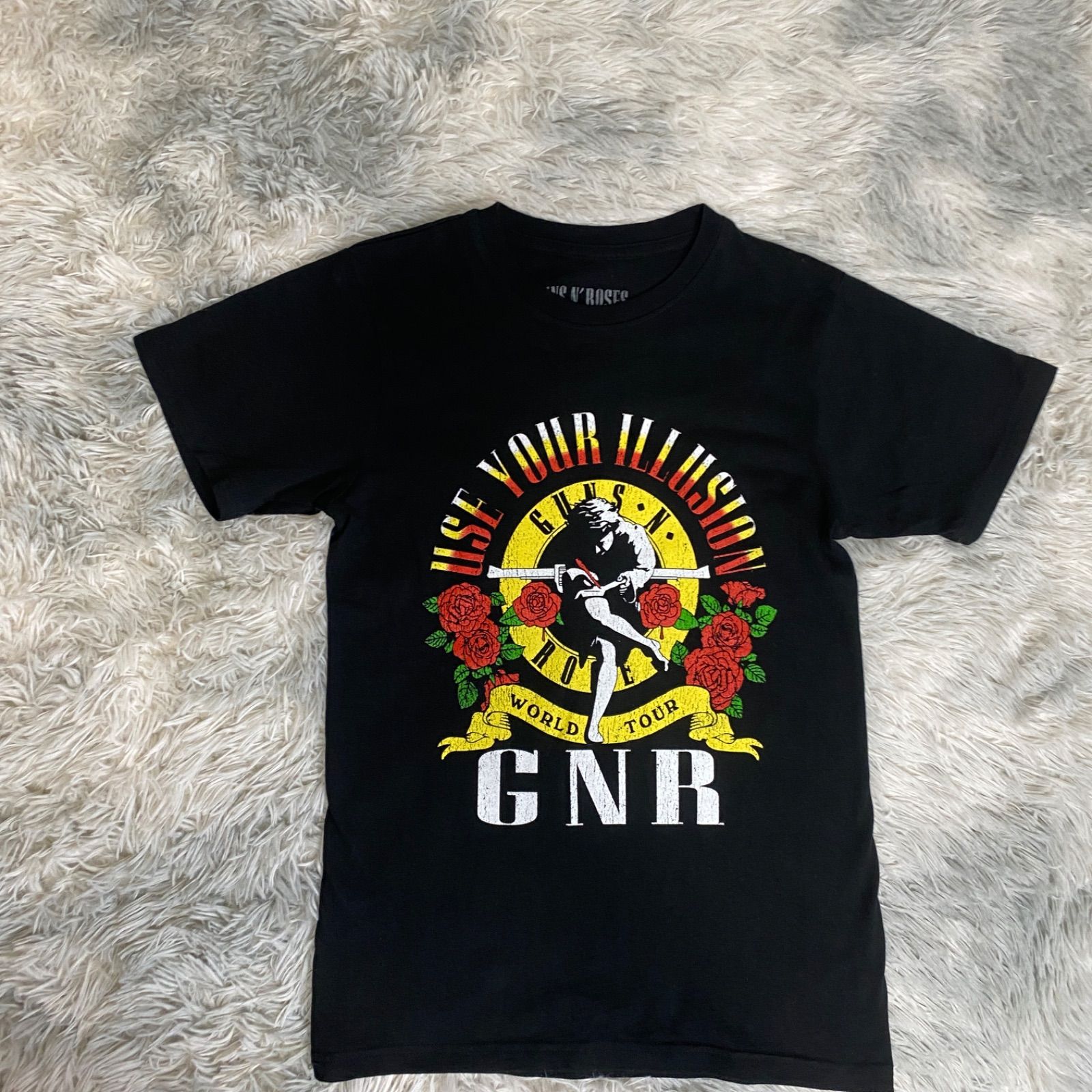 ガンズアンドローゼズ GUNSNROSES バンドT バンT Sサイズ メンズ 半袖
