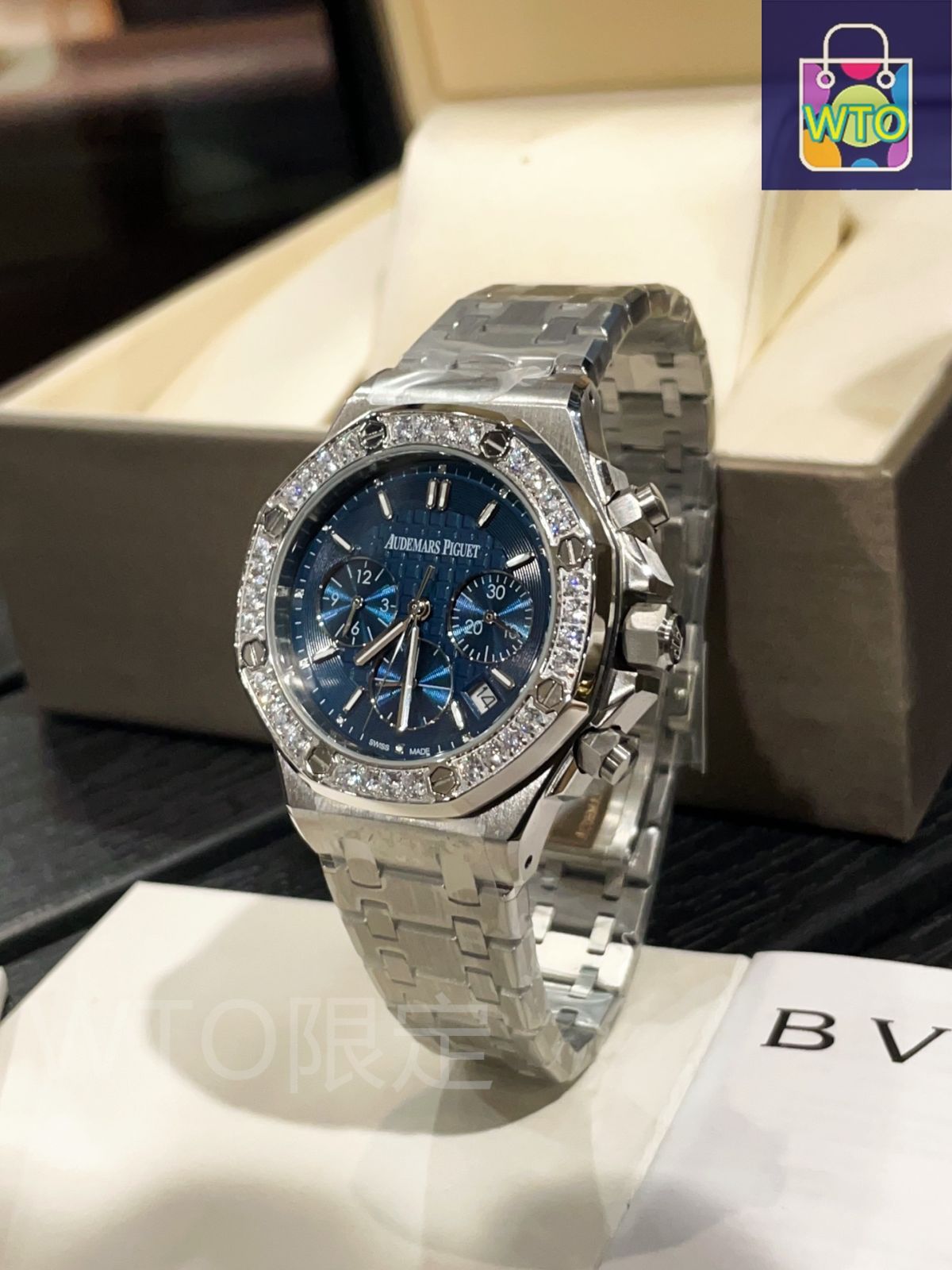 レディース ダイヤモンドベゼル＆