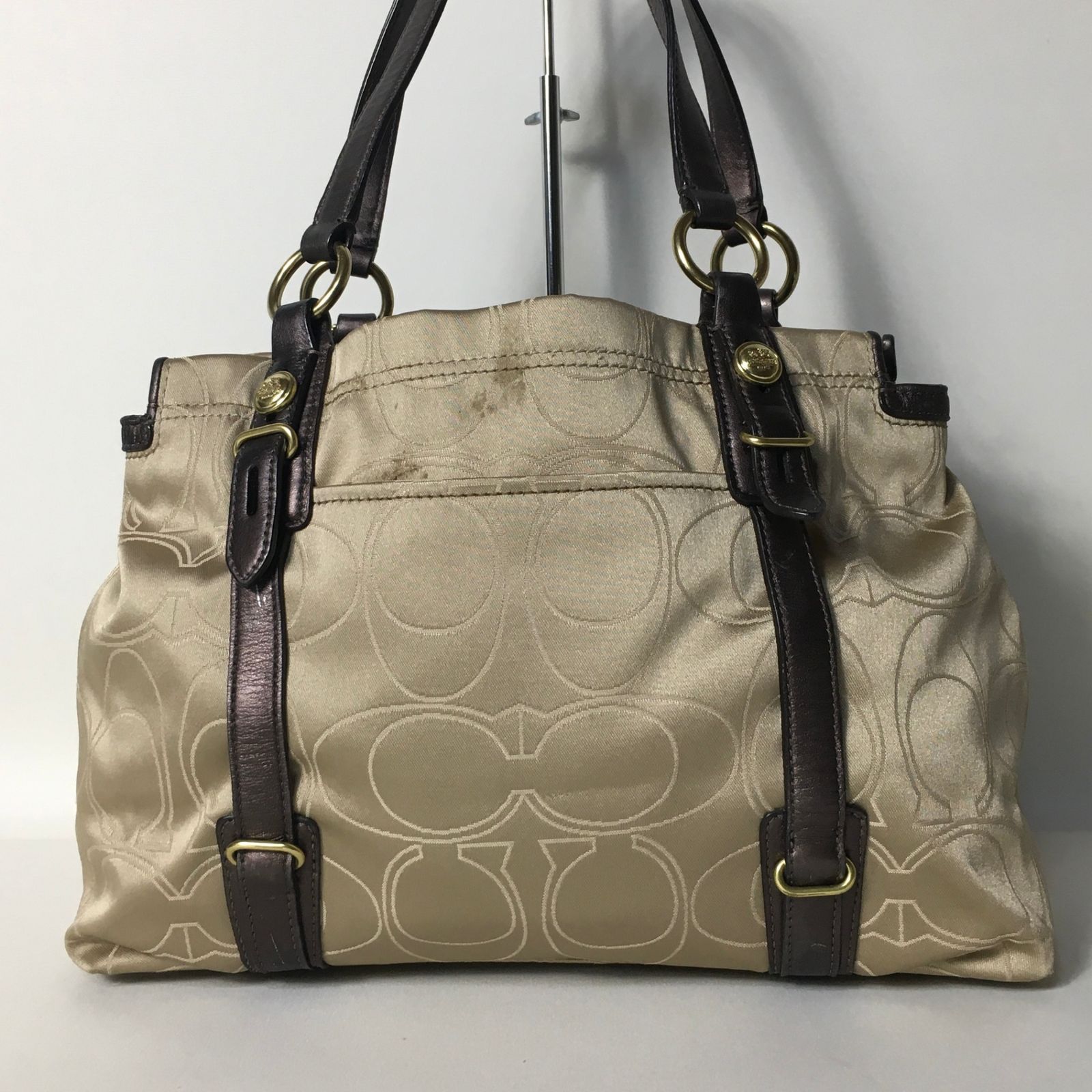 2505-221｜コーチ シグネチャー ハンドバッグ ダークブラウン COACH - 2505-221｜コーチ シグネチャー ハンドバッグ ダーク