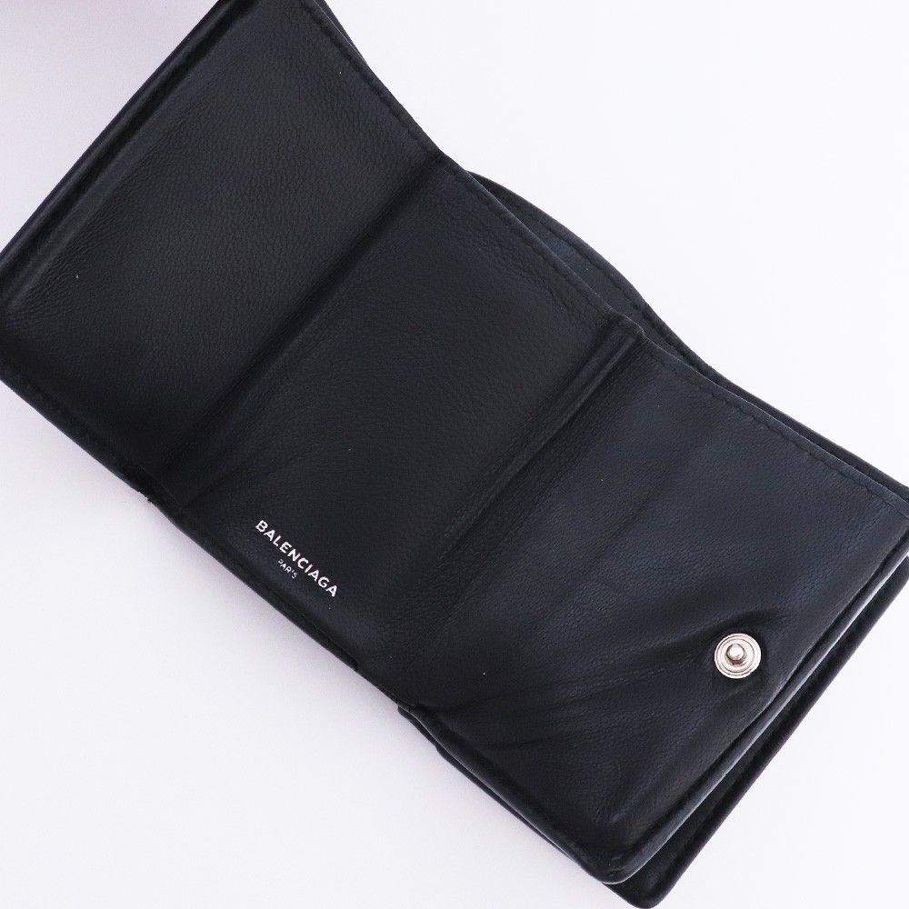 BALENCIAGA 三つ折り財布 ブラック 505055 - メルカリ