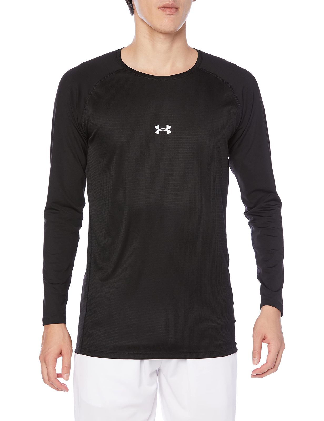 [UNDER ARMOUR(アンダーアーマー)]アンダーシャツ UA Fit Comfort Under Shirts LS メンズ 001 日本 LG (日本サイズL相当) [Black / /] [L]
