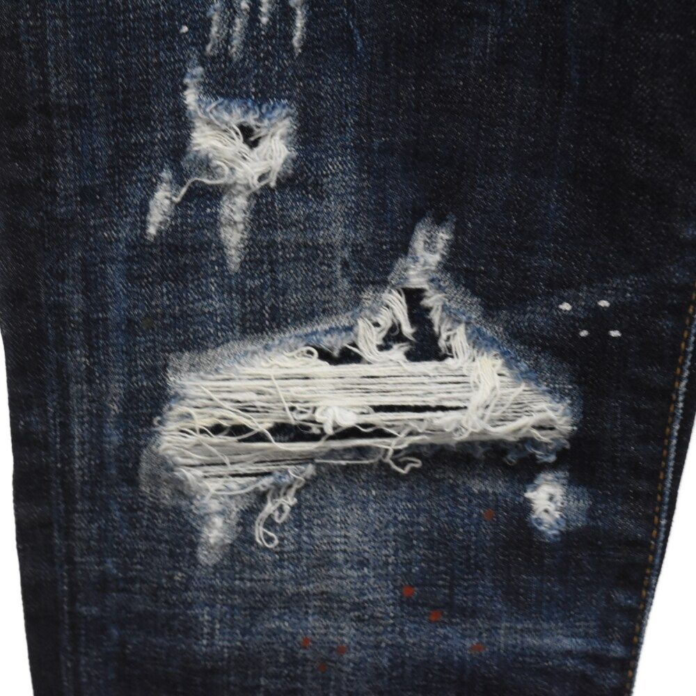 DSQUARED2 ジェニファー クロップドジーンズ 38 ダメージ ペイント DSQUARED2 - 【レディース】Jennifer Cropped Jean