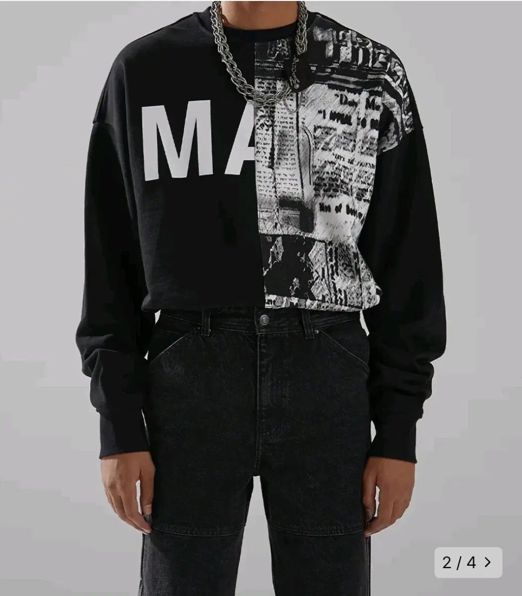 【雷市場（ポンジャン）商品韓国直送】 MAISON MINED(メゾンミネド) HALF BARRIER パーカー m