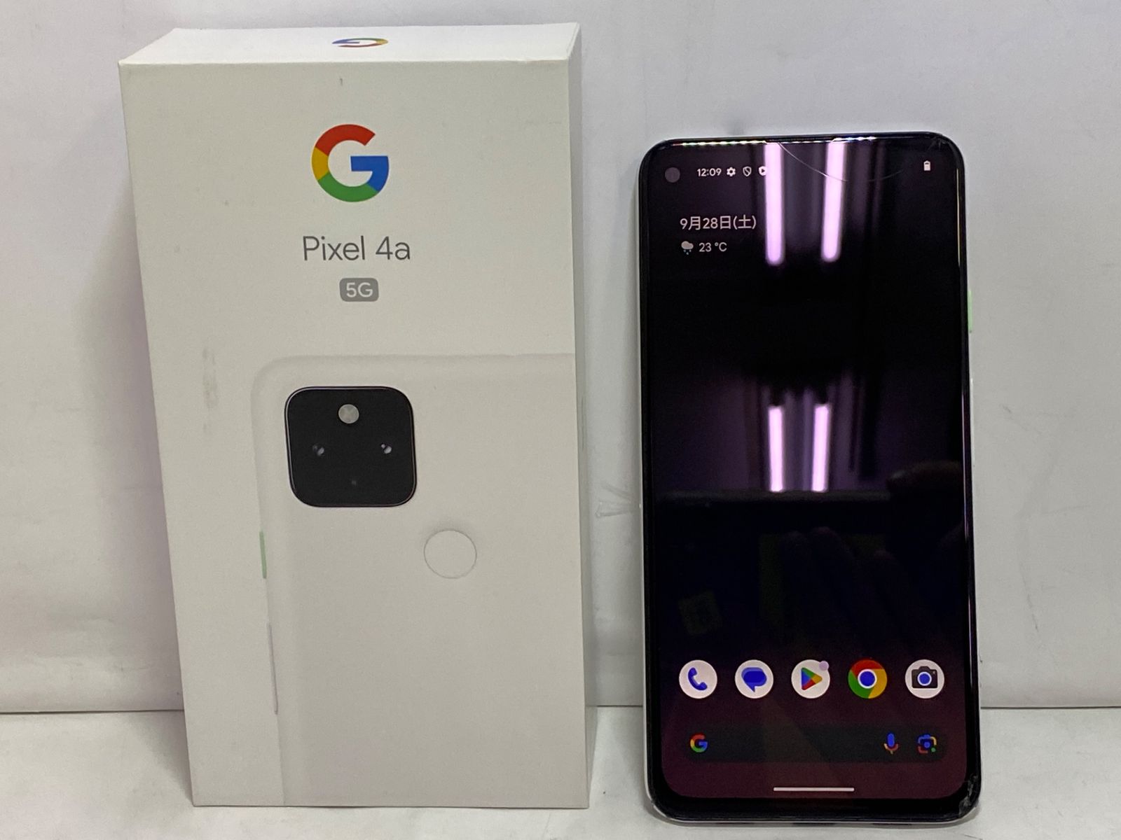 スマホ] Google Pixel 4a SIMフリー ショップ [Barely Blue] Google