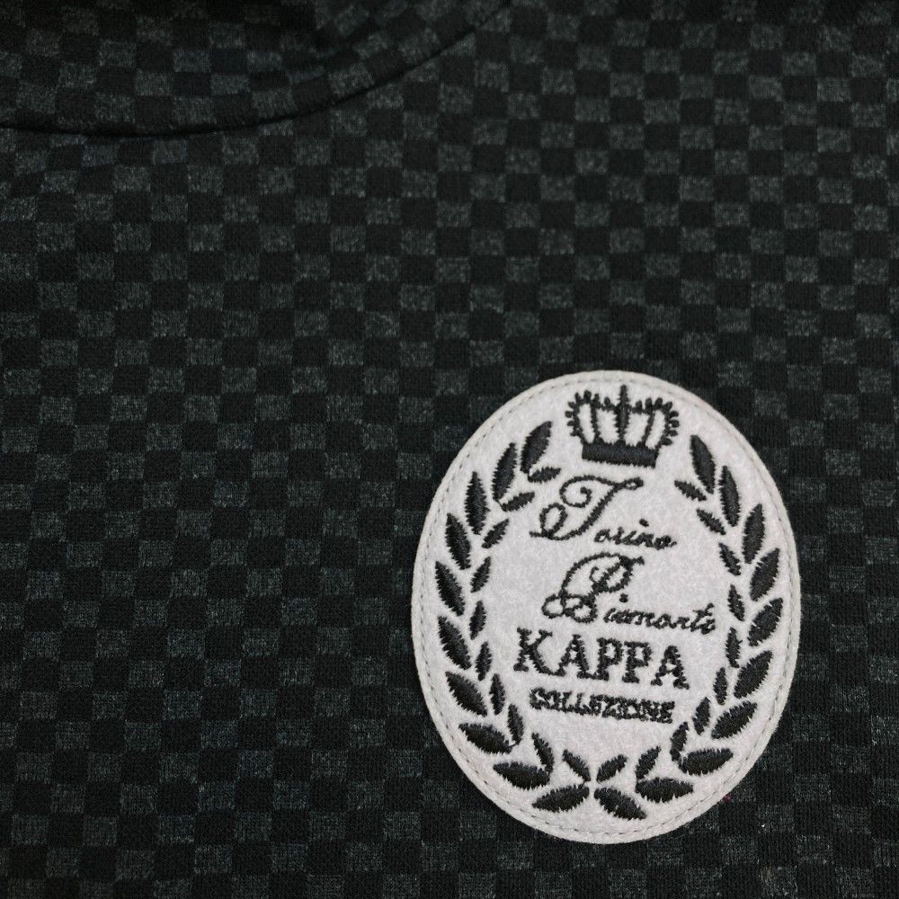 サイズ：L KAPPA GOLF カッパゴルフ ハイネック 長袖Tシャツ ブロック