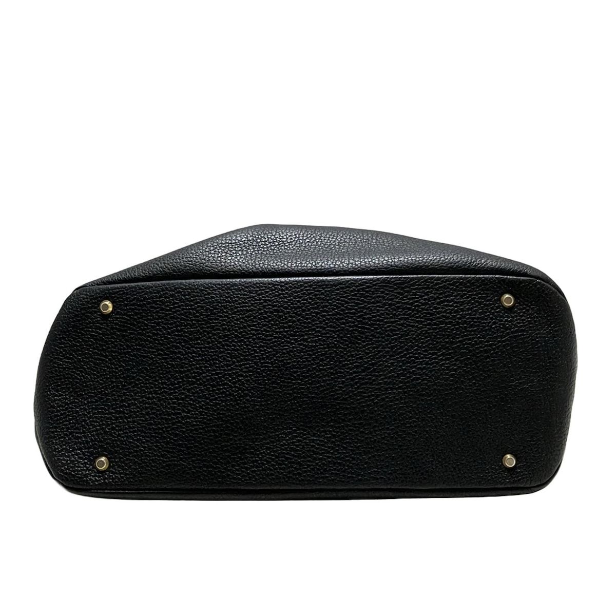 IANNE(イアンヌ) ショルダーバッグ - 黒×ライトブルー レザー - メルカリ 