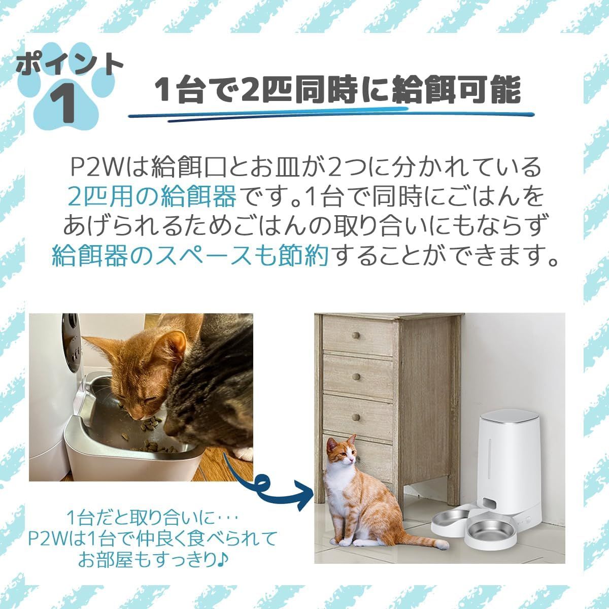 自動給餌器 2匹用