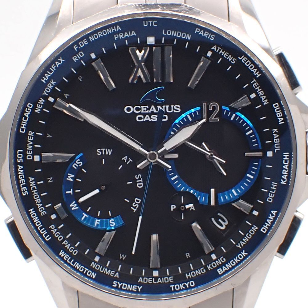 CASIO OCEANUS カシオ オシアナス マンタ OCW-S3400-1AJF ソーラー電波 ...