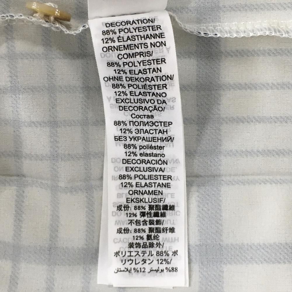 トリーバーチ　ゴルフ　ノースリーブワンピース 超美品】トリーバーチ ノースリーブワンピース 白×ネイビー