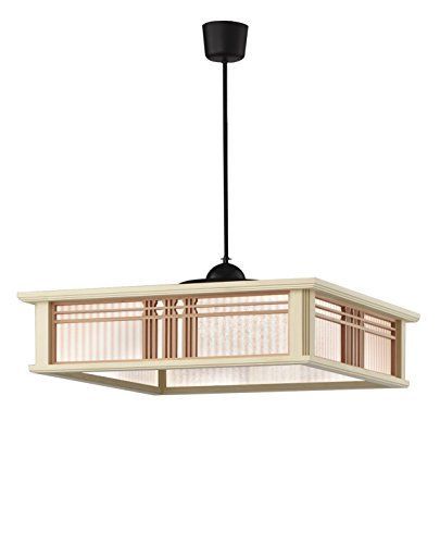 ~12畳|枠 白木 飾 吉野杉|幅-520mm KOIZUMI コイズミ 和風 LED ペンダントライト 吉野杉使用 調光調色 リモコン付 ~12畳用 BP15780CK