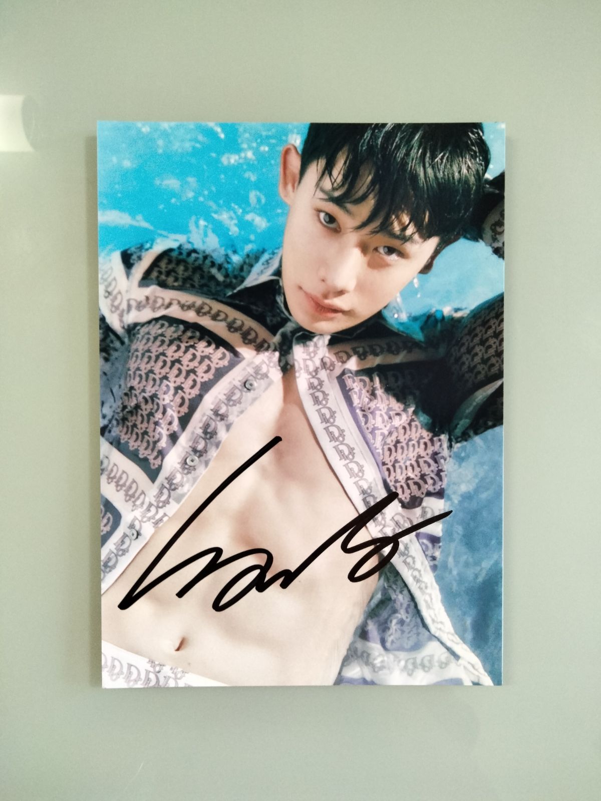 ウォノ直筆サイン入り公式写真…Wonho…モンスターエックス…