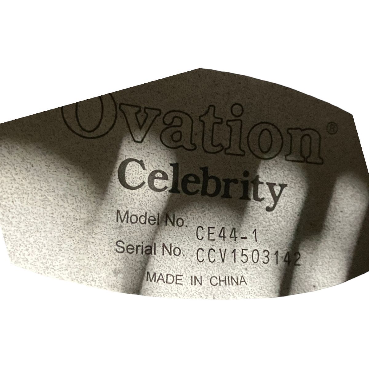 Ovation オベーション Celebrity CE44-1 エレアコ アコースティックギター 弦楽器 中古 B9131452