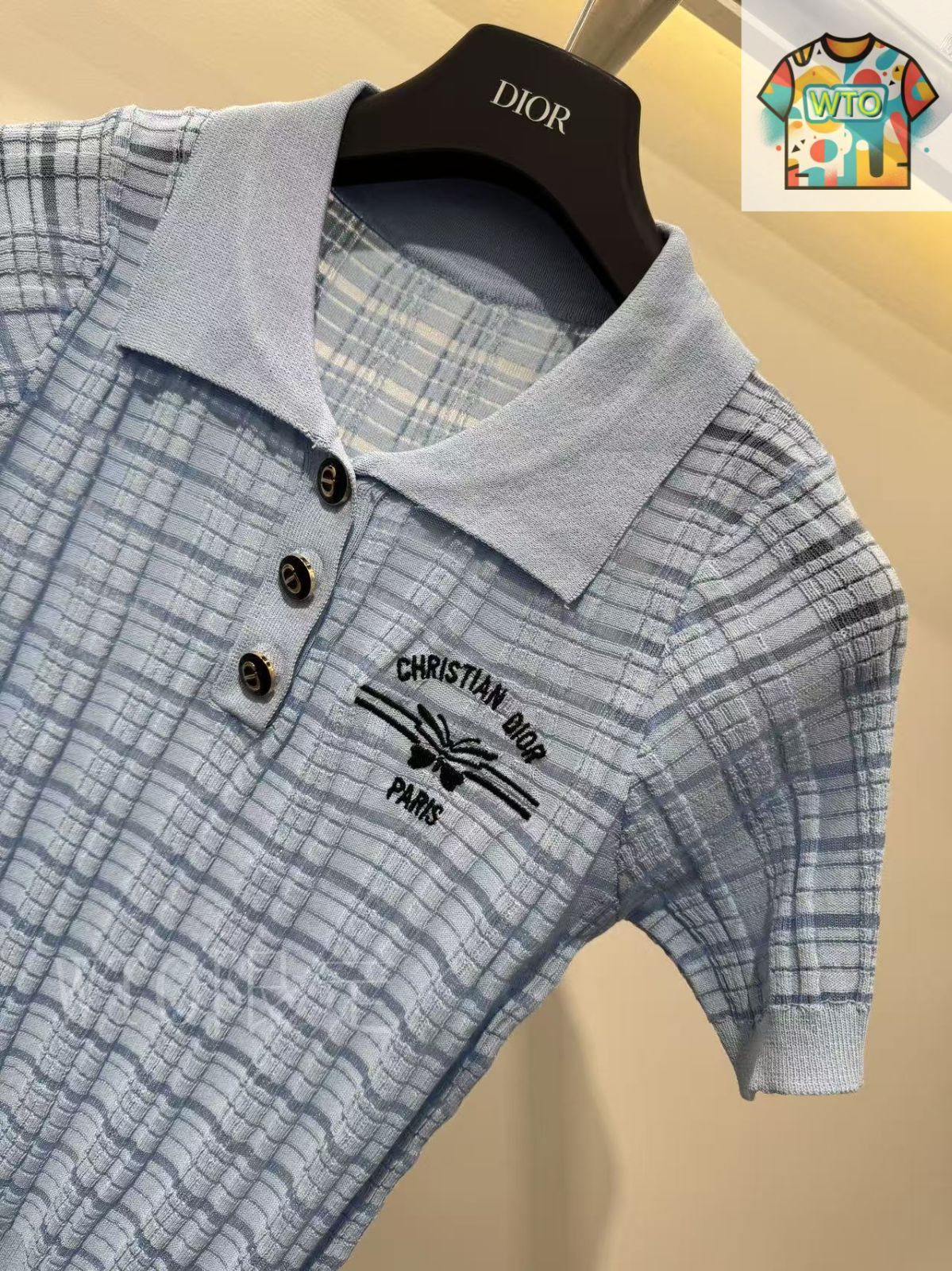 【DIOR】☆シンプル☆ Dioriviera ショートスリーブ ジャケット Dior Dioriviera Short-Sleeved Jacket | REVERSIBLE