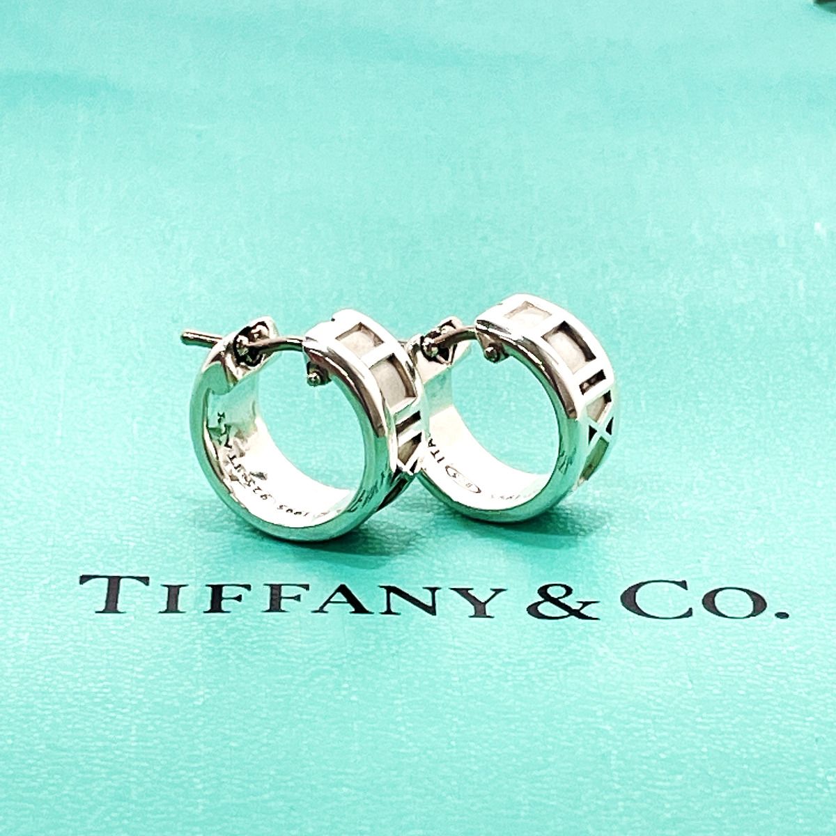 ティファニー TIFFANY 925 アトラス ピアス シルバー レディースあおの