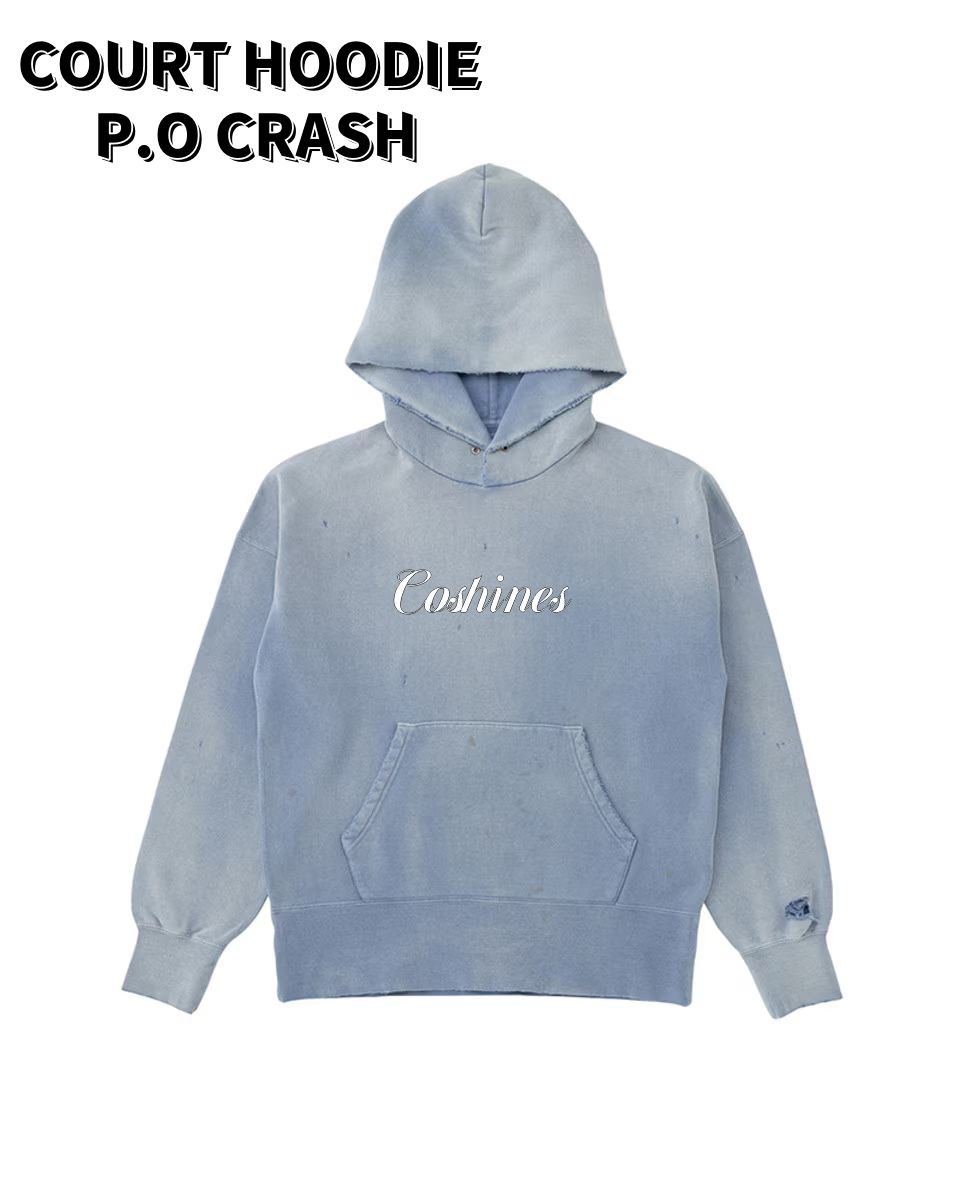 VISVIM ビズビム 23SS COURT HOODIE P.O CRASH 泥染加工 ヴィンテージ加工 パーカー フーディー トレーナー  0123105010019 - メルカリ