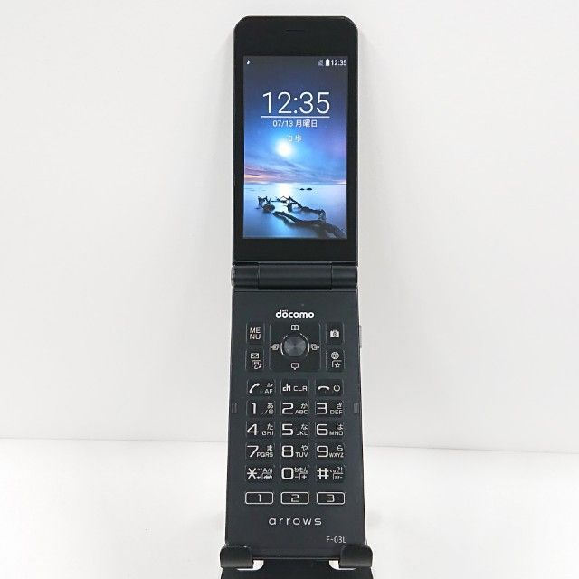 arrows ケータイ F-03L ドコモ ブラック 本体 c12120