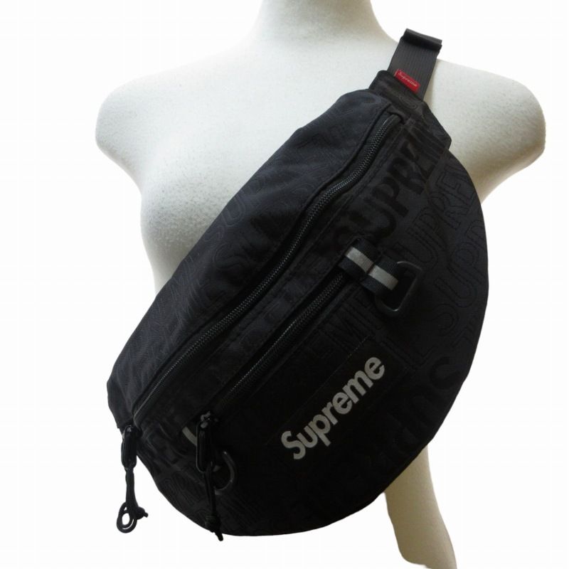 ［極美品］Supreme cordura シュプリーム ボディバッグ Supreme シュプリーム 19AW Waist Bag Cordura コーデュラ ロゴ