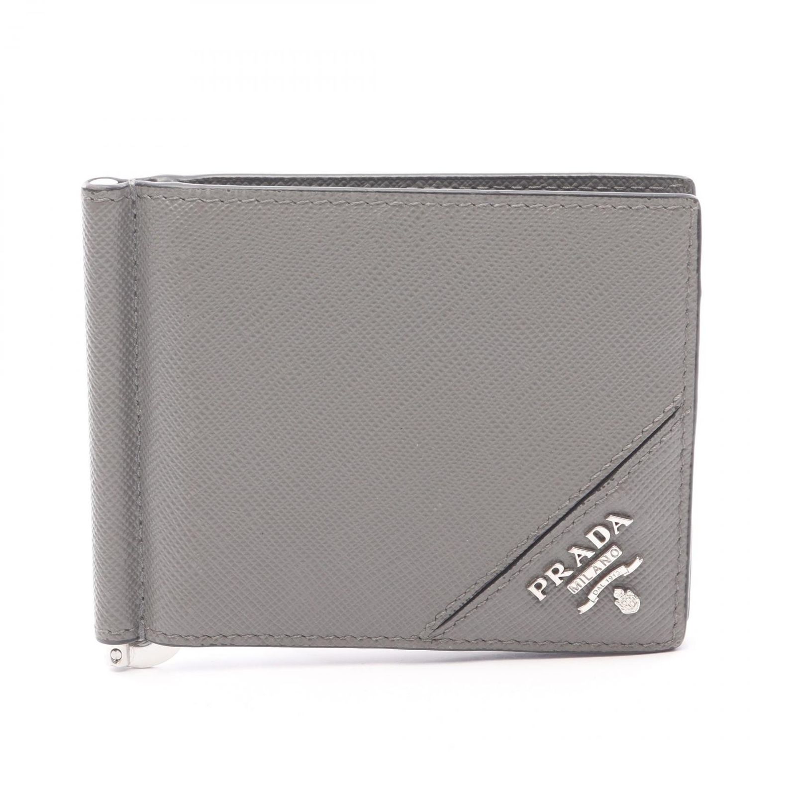 未使用品✨プラダ　2MN077 マネークリップ　サフィアーノ　1 エンボスロゴ 楽天市場】プラダ 二つ折り財布 財布 メンズ サフィアーノ