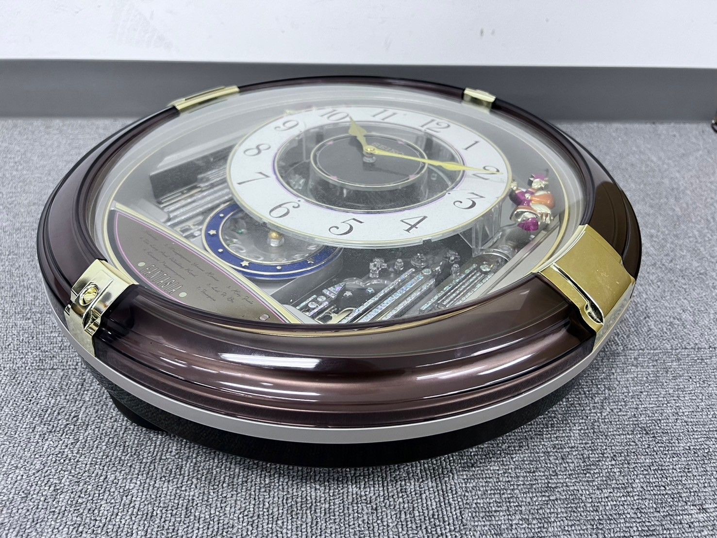 CH P810-I58-2785 SEIKO  FANTSTA 時計 RE549G 丸時計 ラウンド型 MUSIC7曲付 音出し確CH