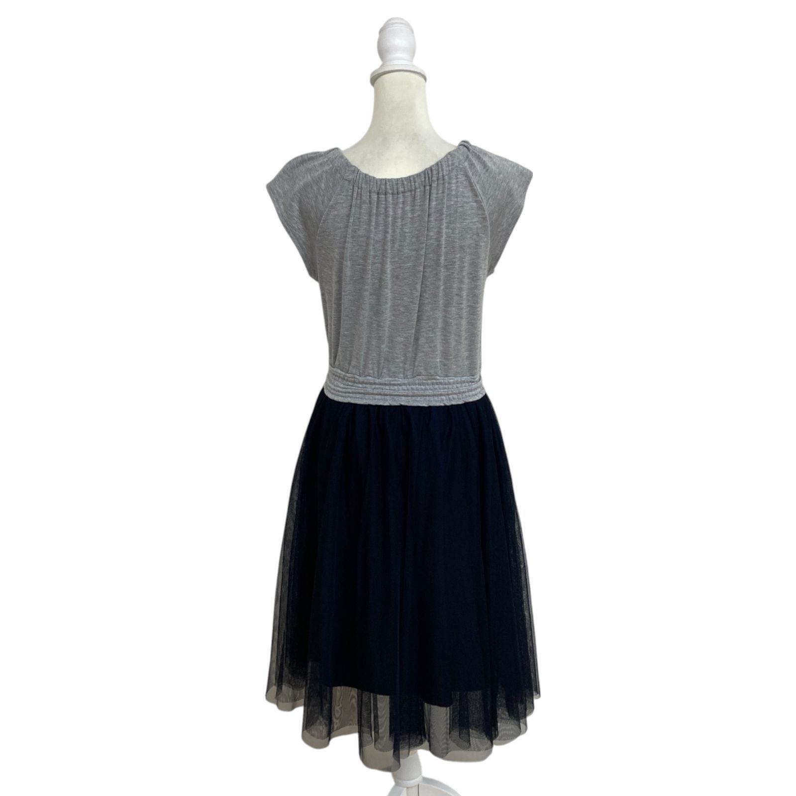 343t*ヴィヴィアンタム Vivienne Tam 刺繍ノースリーブワンピース