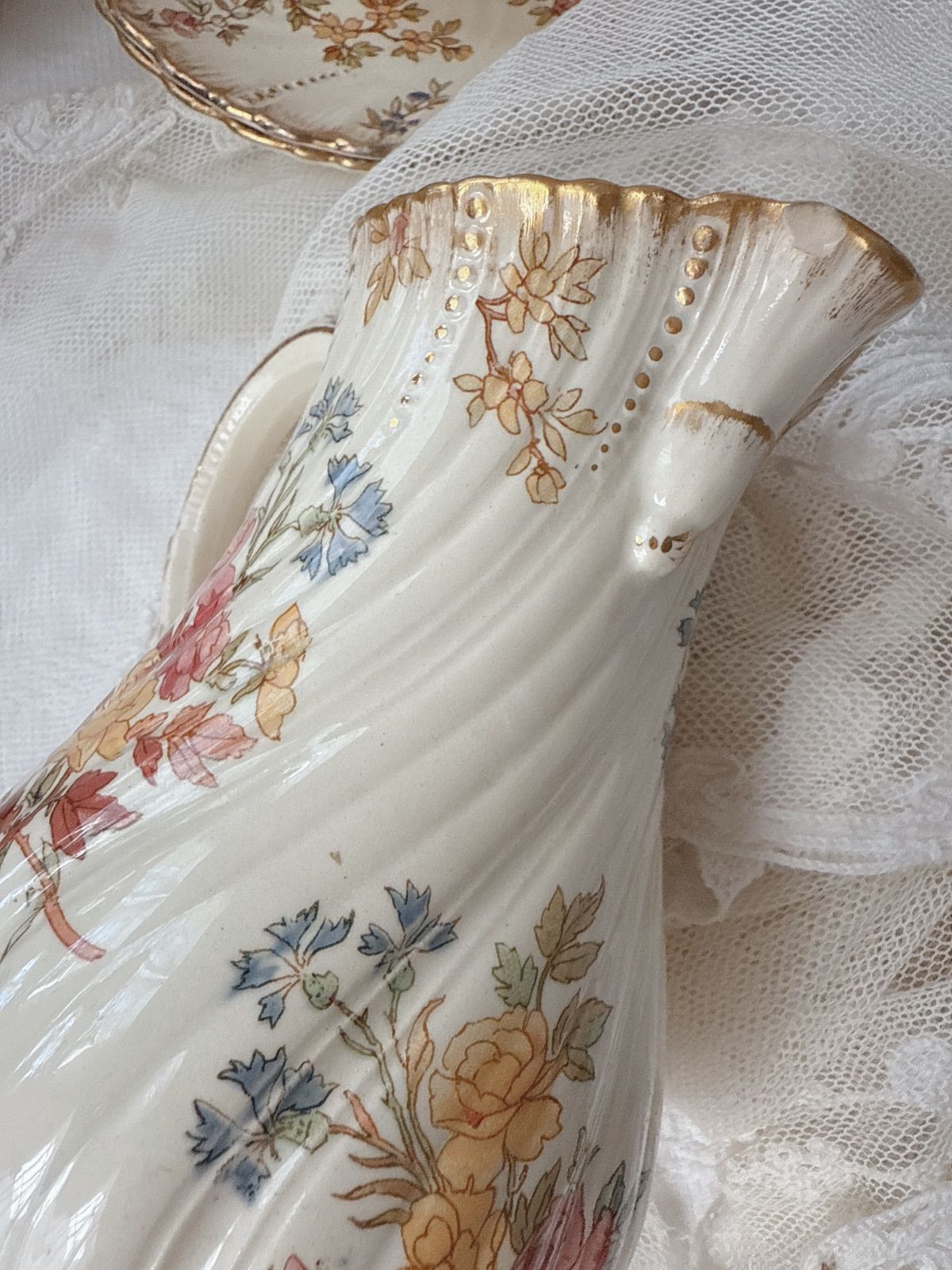 サルグミンヌ　ルイ15世　ミルクジャグ　フランス　アンティーク サルグミンヌ ルイ15世 ミルクジャグ フランス アンティーク