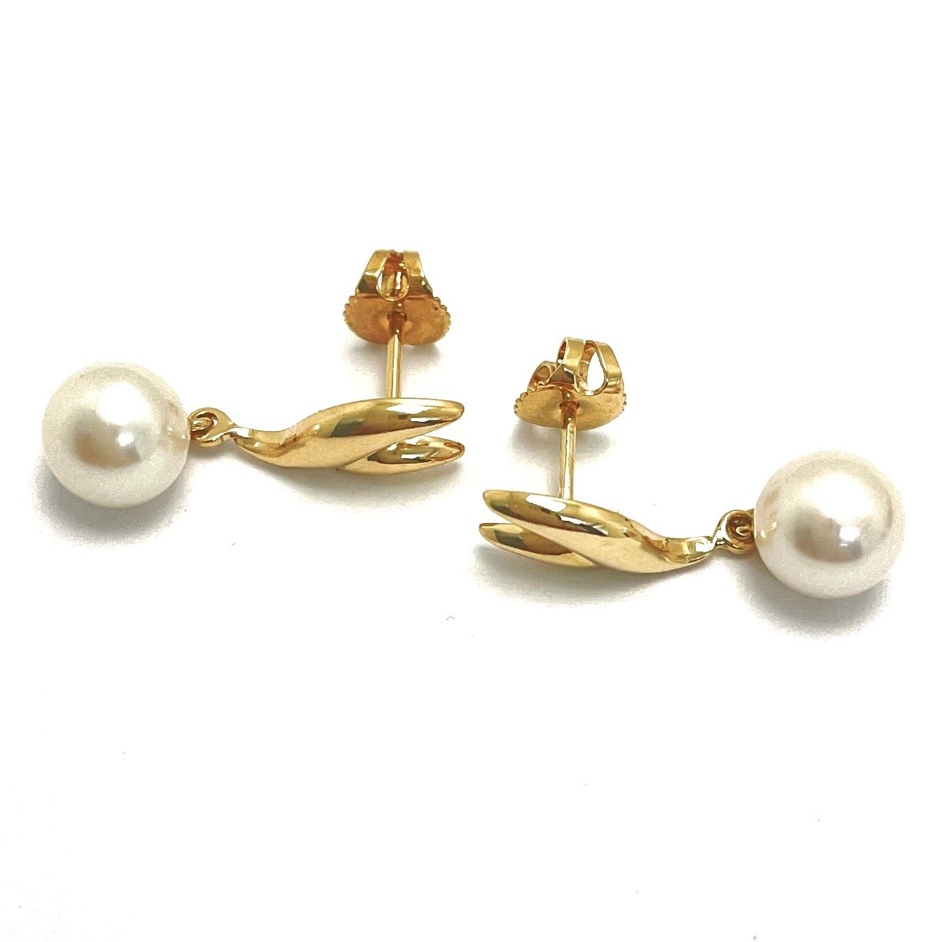 MIKIMOTO　ミキモト k18wg パールピアス ミキモト MIKIMOTO パールピアス K18ホワイトゴールド K18WG