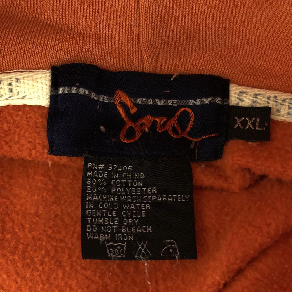 Triple Soul オレンジ ジャケット XXL 　ジップアップ　古着 Triple Soul オレンジ ジャケット XXL ジップアップ 古着