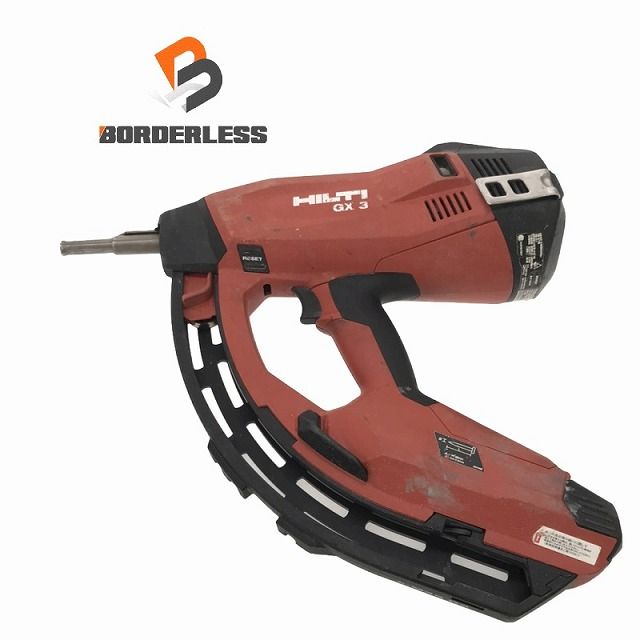 比較的綺麗ですHILTI ヒルティ ガス式鋲打ち機 GX3 01 本体のみ 鋲打 ガスピン打ち 88164