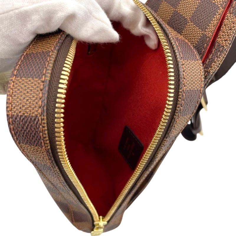 LOUIS VUITTON ジェロニモス ボディバッグ ダミエ エベヌ ルイ
