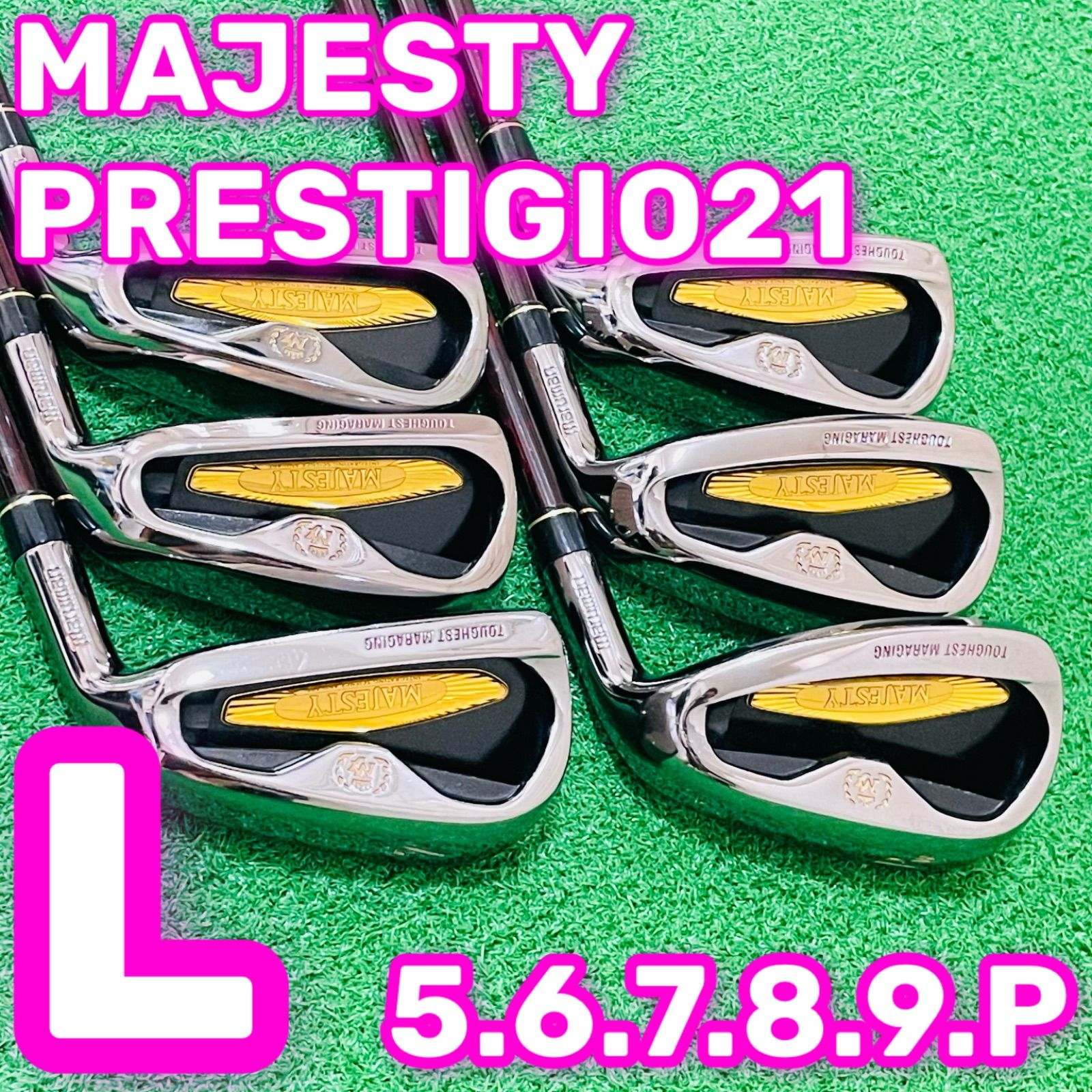9080 maruman MAJESTY PRESTIGIO21 マルマン マジェスティ プレステジオ レディース 女性用 右利き フレックスL アイアン6本セット