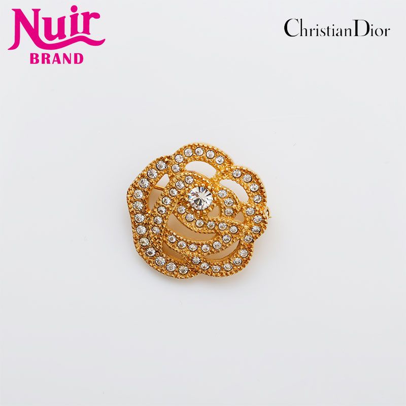 Christian Dior クリスチャンディオール ブローチ ライン