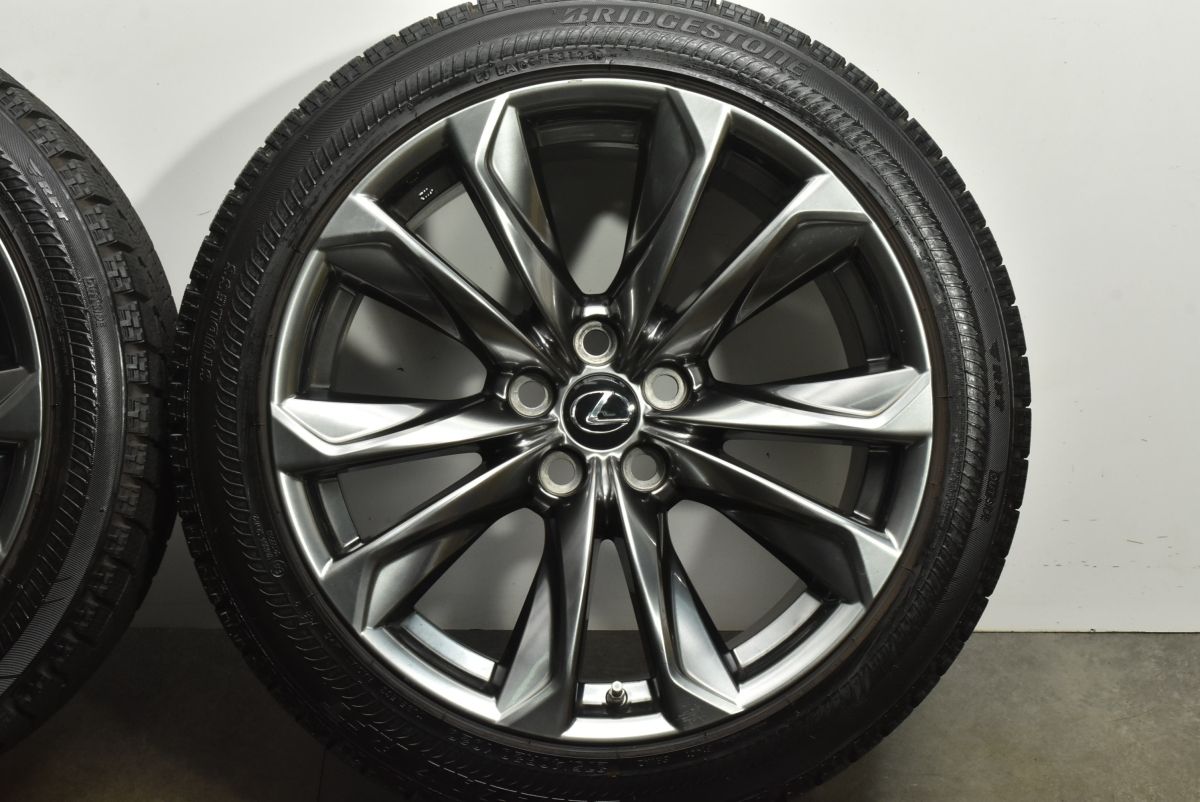 価格比較でお得にお買物。 交換用に レクサス LS500h Fsport 後期 純正 20in 8.5J 25 9.5J 35 PCD120 ブリヂストンBLIZZAK 245|45R20 275|40R20 ブラックスパッタ