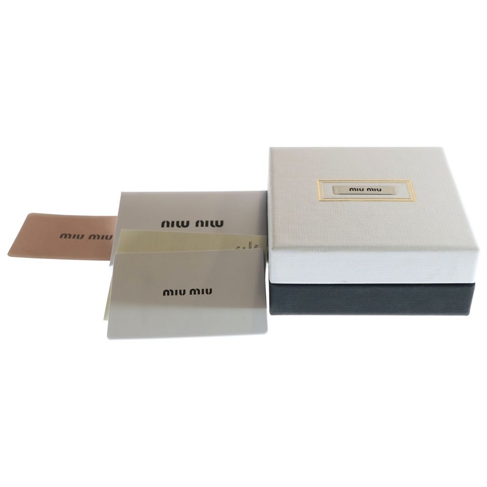 miumiu ミュウミュウ ロゴ ラインストーン クリスタル バレッタ ヘアクリップ シルバー レディース 5 JF 082