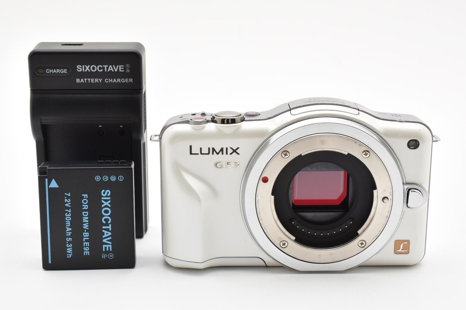 美品 Panasonic LUMIX DMC-GF3 デジタルカメラボディ ホワイト
