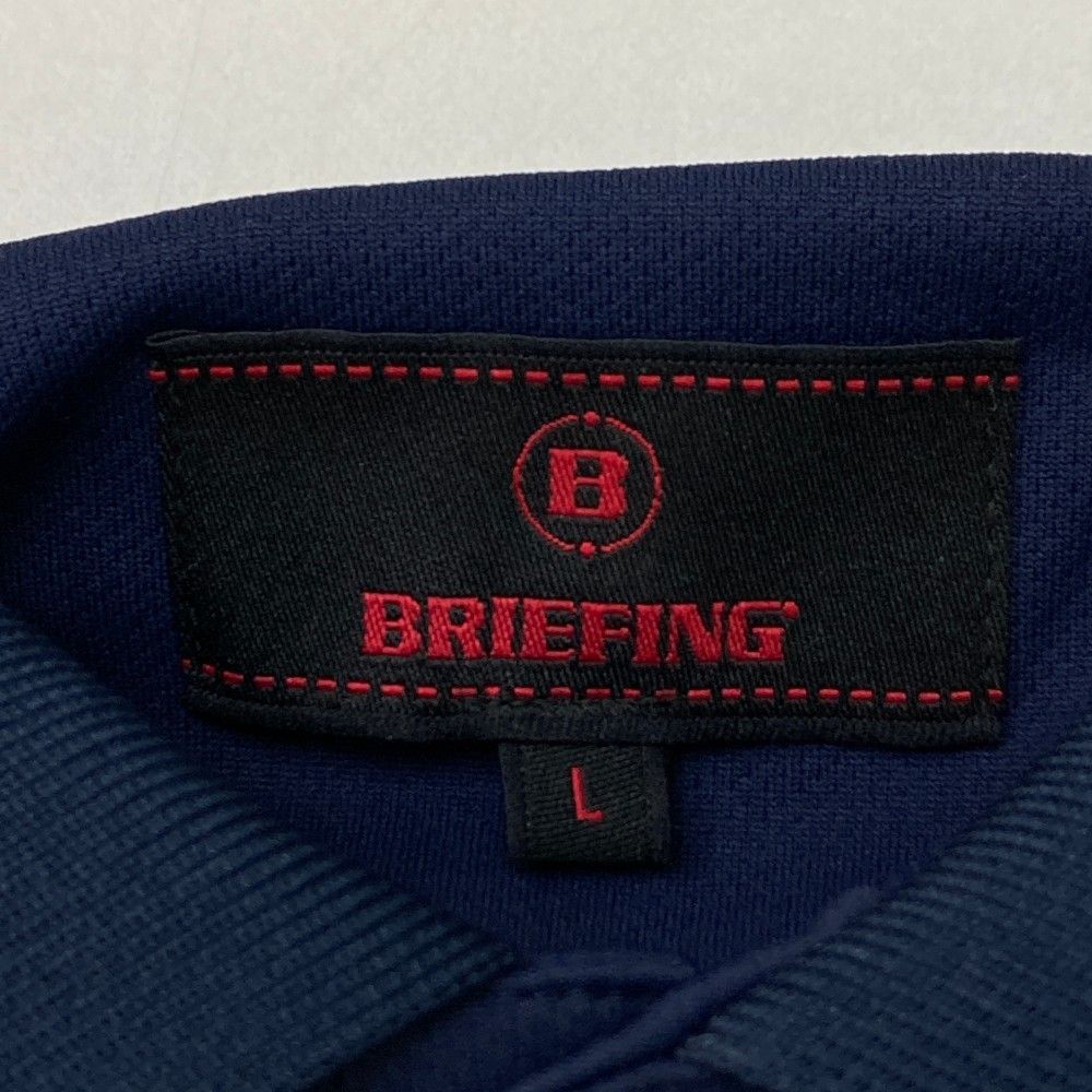 サイズ：L BRIEFING GOLF ブリーフィング 2024年モデル 半袖ポロシャツ