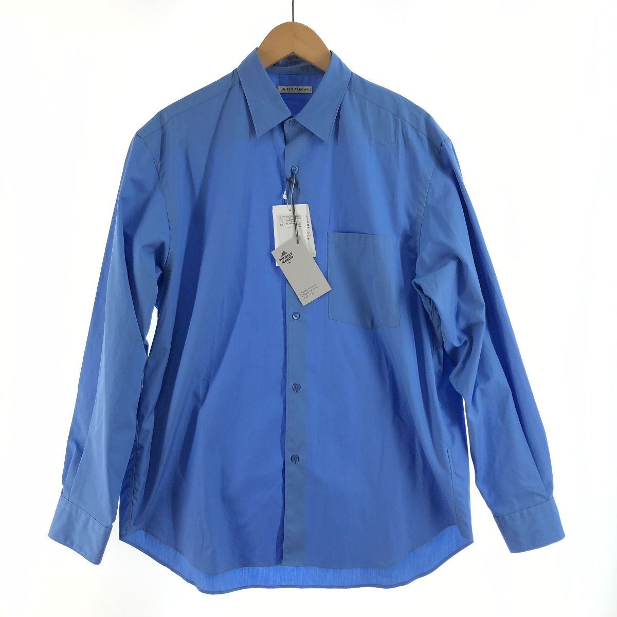 UNITED ARROWS ユナイテッドアローズ メンズ レギュラーカラーシャツ サイズM 1111-250-3239 COBALT THOMAS MASON - メルカリ