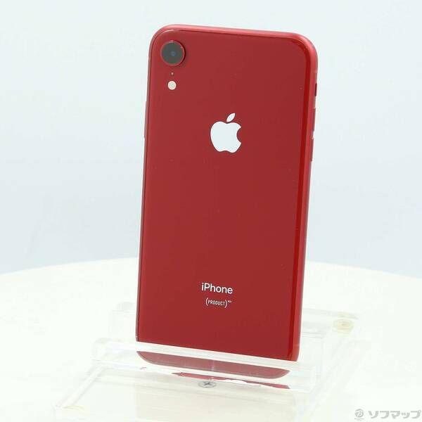 中古品〕 iPhoneXR 64GB プロダクトレッド MT062J／A SIMフリー【276