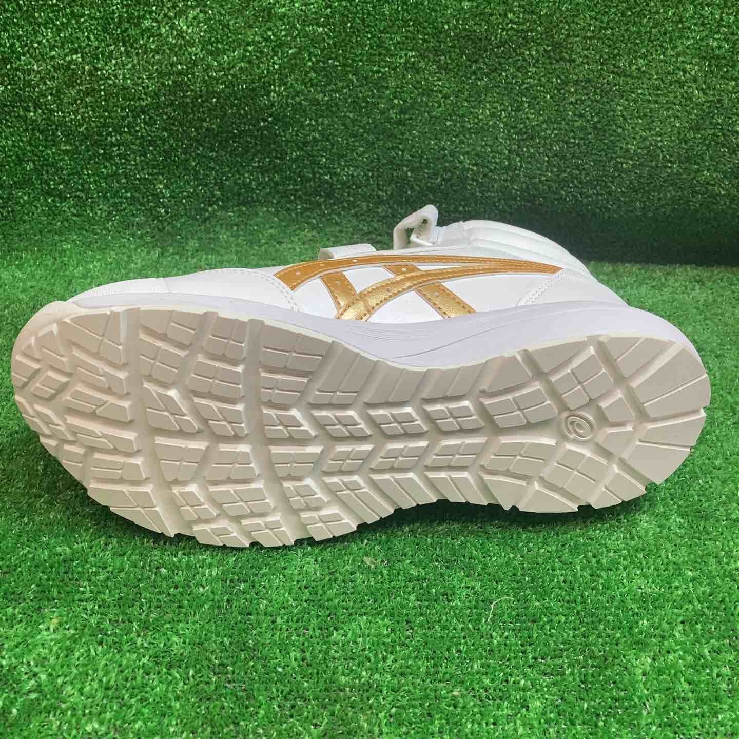最高品質+最低価格！ アシックスワーキング asics ウィンジョブ WINJOB CP312 ホワイト×ピュアゴールド 26.5cm 3E 川越店